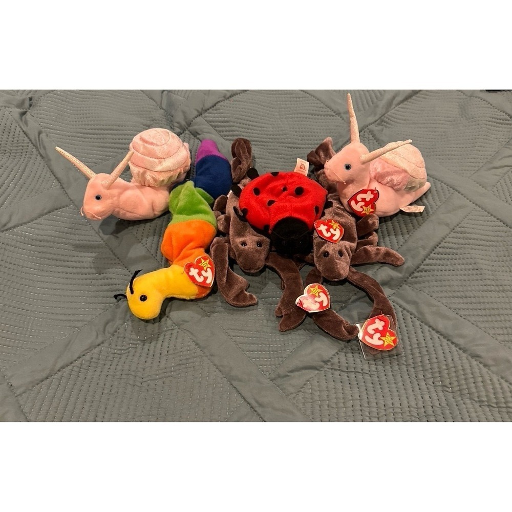 Beanie Baby Bugs Lot (6 total)
